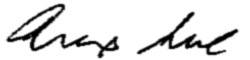 Alex Neil MSP signature