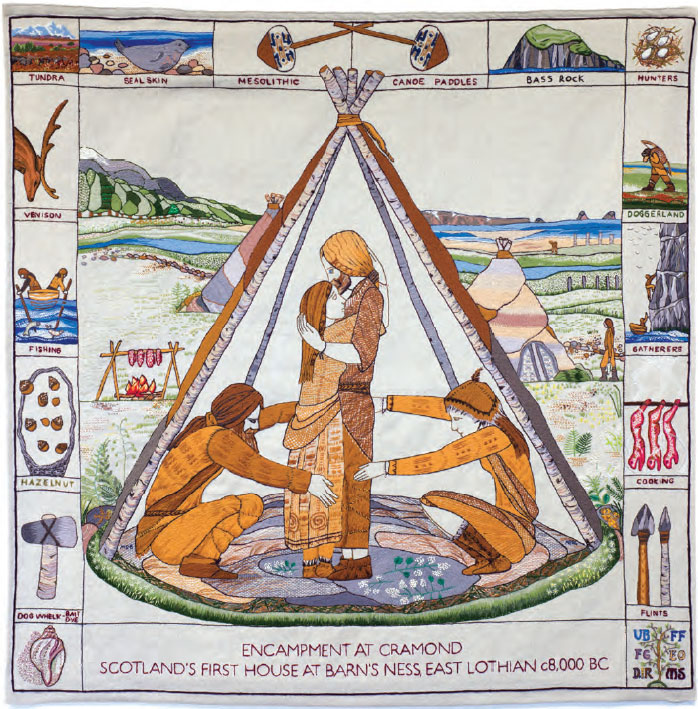 Panel from The Great Tapestry of Scotland Panel from The Great Tapestry of Scotland