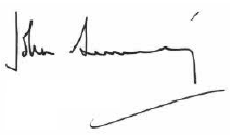 John Swinney MSP signature John Swinney MSP signature