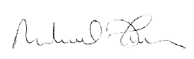 Michael Matheson, MSP Minister for Public Health - signature