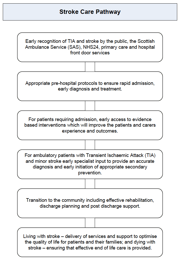 Figure 3 Stroke in Scotland: Stroke Care Pathway