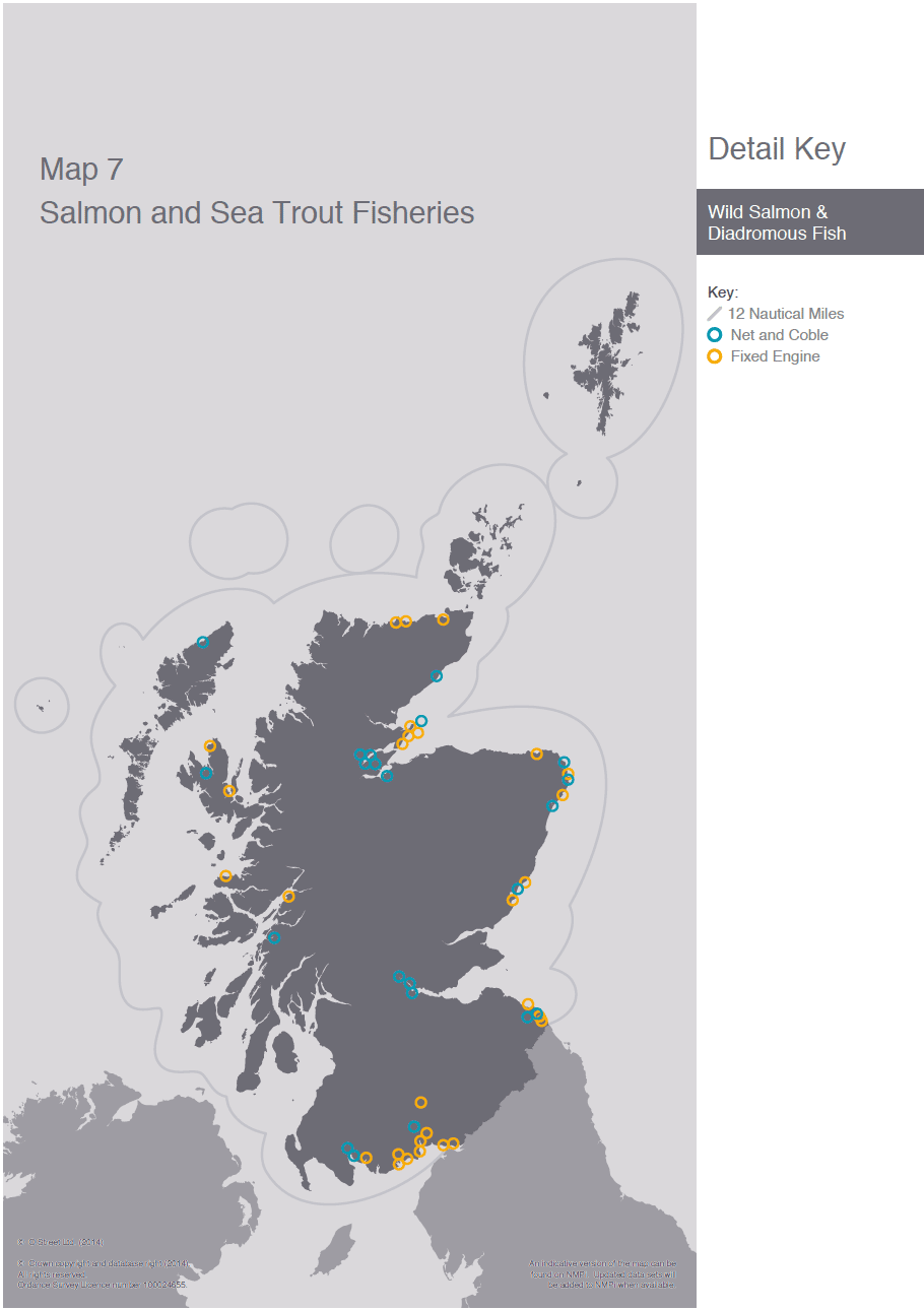Map 7 Salmon and Sea Trout Fisheries Map 7 Salmon and Sea Trout Fisheries
