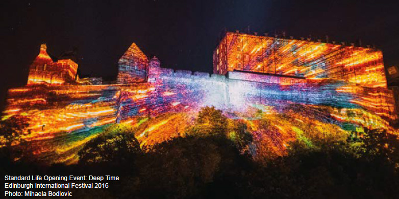 Standard Life Opening Event: Deep Time Edinburgh International Festival 2016 Standard Life Opening Event: Deep Time Edinburgh International Festival 2016
