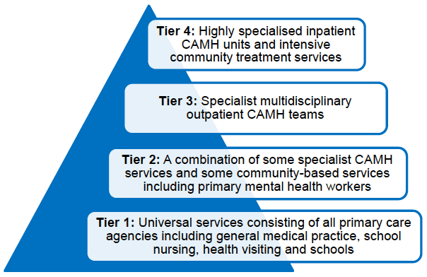 Figure 1: CAMHS Tiers Diagram Figure 1: CAMHS Tiers Diagram