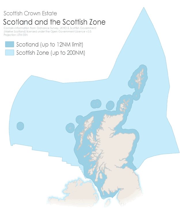 Image 2: Scotland and the Scottish Zone