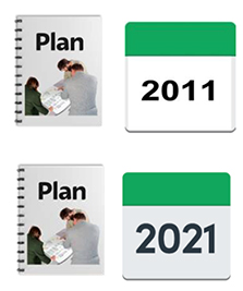 Calendar date 2013 A document with plan written on it