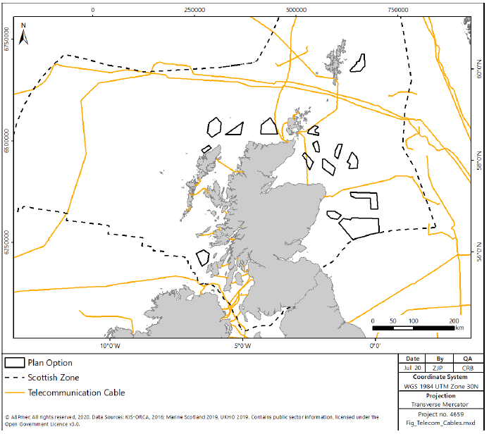 Regional map of Scottish waters