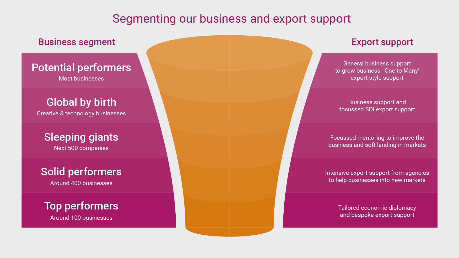 Segmenting Our Business Graphic